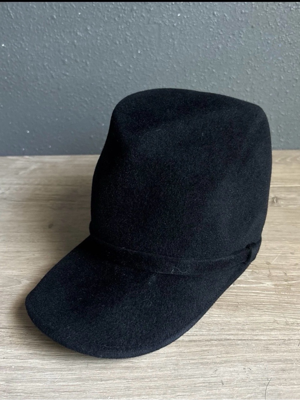 shellie mcdowell millinery Black Wool Church Hat